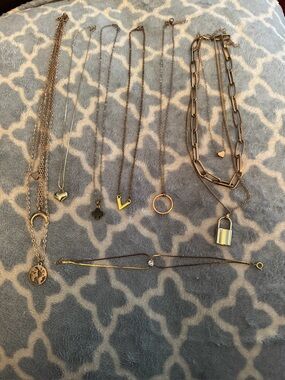 Mixed Gold-Tone Women’s Necklace Set